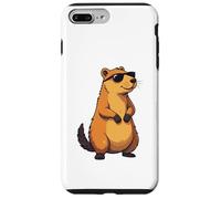 Rodents, Wild Animal Lovely Cute Capybara Custodia per iPhone 7 Plus/8 Plus