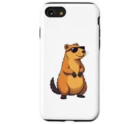 Rodents, Wild Animal Lovely Cute Capybara Custodia per iPhone SE (2020) / 7/8