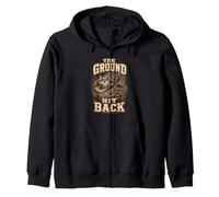 Rodeo Americano The Ground Hit Back Felpa con Cappuccio