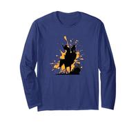 Rodeo Cowboy su Wild Horse Maglia a Manica