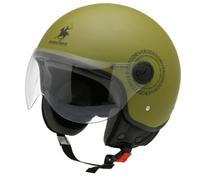 Rodeo Drive Casco Moto RD104plus, Verde militare, XS