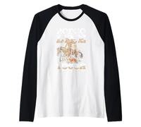 Rodeo Duro ma ne Vale la Pena Cowboy Maglia con Maniche Raglan