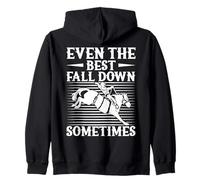 Rodeo Horse Riding Even The Best Fall Down Cowboy Felpa con Cappuccio
