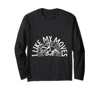 Rodeo Horse Riding I Like My Moves Cowboy Maglia a Manica