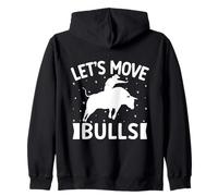 Rodeo Horse Riding Let´s Move Bulls Cowboy Felpa con Cappuccio