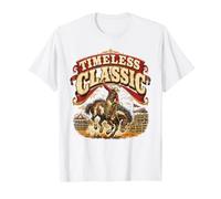 Rodeo Senza Tempo Classico Vintage Storia Americana Maglietta