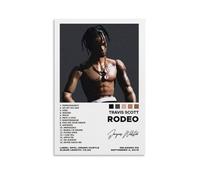 RODEO-Travis Scott, poster su tela con pittura ad olio su tela, decorazione artistica da appendere per casa, bar, decorazione artistica da parete per interni, poster senza cornice, stile 30 x 45 cm