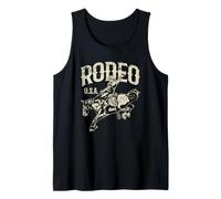 Rodeo USA Cowboy e Bucking Horse Design Canotta