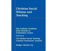 Rodger Charles Christian Social Witness and Teaching (Tascabile)