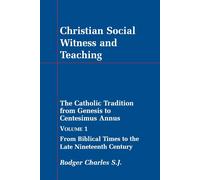 Rodger Charles Christian Social Witness and Teaching (Tascabile)