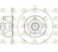 RODHAUS 2X Disco Freno Ø245Mm Posteriore Per Audi A4 1.6 1.8 6431.00