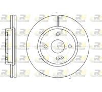 RODHAUS 2x Disco Freno Ø257.9Mm Anteriore Ventilato Per Mazda 2 1.3 MX-5 IV