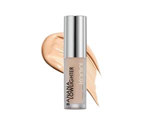 Rodial Banana Lowlighter Deluxe 1,6 ml, correttore liquido, sottotono giallo, correttore facciale, finitura setosa, non luccicante, formula idratante, acido ialuronico, vitamina E, caffeina