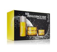 Rodial Bee Indulgence Edit - Balsamo detergente 100 ml, crema per gli occhi 25 ml e crema idratante al veleno d'api da 50 ml, set regalo di lusso per la cura della pelle per le donne con veleno d'api