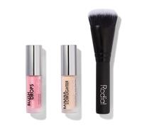 Set Natale 2024 Rodial: Blush Drops Radiant Finish Blush liquido Frosted Pink 15 ml + Banana Lowlighter Illuminante Illuminante liquido Per il viso