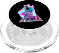Rodin La Statua Pensatrice - Vaporwave Estetica Glitch Art PopSockets PopGrip per MagSafe