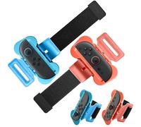 Rodison Braccialetti per Just Dance 2026 2025 2024 & Zumba Burn It Up per Switch 2, Set 2 Braccialetti Elastiche Regolabili per Adulti e Bambini
