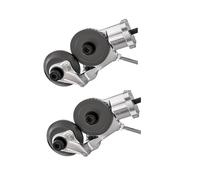 Roditrice con trapano in titanio, accessorio for utensile da taglio for lamiera for trapani elettrici, progetti fai te(2 pcs)