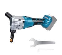 Roditrice in metallo senza fili compatibile con batteria Makita da 18 V, cesoia elettrica senza spazzole da 950 W con impugnatura ausiliaria e testa girevole per tagliare piastra in acciaio da 1,6 mm