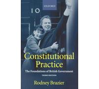Rodney Brazier Constitutional Practice (Tascabile)