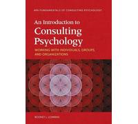 Rodney L. Lowman An Introduction to Consulting Psychology (Tascabile)
