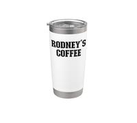 Rodney's Coffee Nome Rodney personalizzato Bicchiere termico in acciaio inox doppia parete