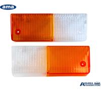 RODOVETRO ANTERIORE DX E SX GEMMA FIAT LANDINI TRATTORE LUCE POSIZIONE FRECCIA