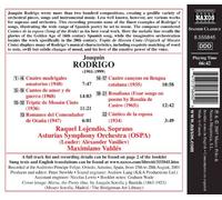 Rodrigo Joaqu N - Vol. 10-Songs & Madrigals For Soprano & Orchestra