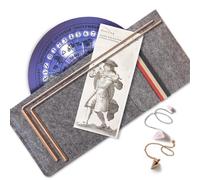 Rods - Aste di derivazione in rame, realizzate negli Stati Uniti, 99.9% rame puro, immersione dell'acqua, guarigione energetica, paranormale, oro, sì senza domande, 15 x 30 cm, atossico