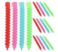 Rods per Permanente Chioma, 60 Pezzi in Plastica, Spirale | Permanente per Chioma, Bigodino a Spirale per Boccoli Chioma Lunghi, Ricambi per Styling Colore Casuale