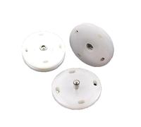 Rodsah 10 Pezzi Bottoni Automatici in Resina Bianco Nero 18/21/25 mm per Donne Accessori per Cucire soprabiti e Giacche,18 mm