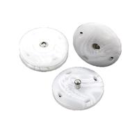 Rodsah 10 Pezzi Bottoni Automatici in Resina Bianco Nero 18/21/25 mm per Donne Accessori per Cucire soprabiti e Giacche,18 mm
