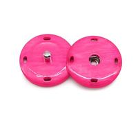 Rodsah 10 Pezzi Bottoni Automatici Invisibili Colorati per Cucire Soprabito Bottoni da 15 mm a 25 mm Bottoni Decorativi per Abbigliamento Accessori Fai da Te,21mm