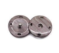 Rodsah 10 Pezzi Bottoni Automatici Invisibili Colorati per Cucire Soprabito Bottoni da 15 mm a 25 mm Bottoni Decorativi per Abbigliamento Accessori Fai da Te,25 mm