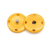 Rodsah 10 Pezzi Bottoni Automatici Invisibili Colorati per Cucire Soprabito Bottoni da 15 mm a 25 mm Bottoni Decorativi per Abbigliamento Accessori Fai da Te,18 mm