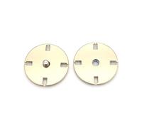 Rodsah 10 Pezzi Bottoni Automatici Invisibili in Metallo Bottoni Rotondi Fibbia Nascosta per Accessori da Cucito per Indumenti,23 mm
