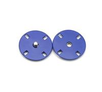 Rodsah 10 Pezzi Bottoni Automatici Invisibili in Metallo Bottoni Rotondi Fibbia Nascosta per Accessori da Cucito per Indumenti,Blu Reale,15 mm