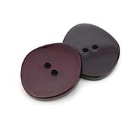 Rodsah 10 Pezzi Bottoni in Resina Irregolari 2 Fori per Abbigliamento Bottoni Decorativi Fai da Te Camicia Maglione Accessori da Cucito,31mmx34mm