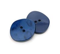 Rodsah 10 Pezzi Bottoni in Resina Irregolari 2 Fori per Abbigliamento Bottoni Decorativi Fai da Te Camicia Maglione Accessori da Cucito,18mmx21mm