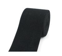 Rodsah 5 Metri di Elastici 6 cm di Larghezza 1,8 mm di Spessore Elastico per Cucire Pantaloni Cintura in Vita Vestiti Accessori per Cucito a Maglia,Nero,60 mm