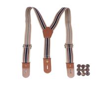 Rodsah Bretelle regolabili con bottoni 2,5 cm di larghezza Bretelle per bambini per abbigliamento Accessori decorativi,65x2.5cm