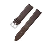 Rodsah Cinturino sottile in pelle da 8mm - 22mm Cinturino con fibbia ad ardiglione per orologi e braccialetti da uomo e da donna,Caffè,12mm