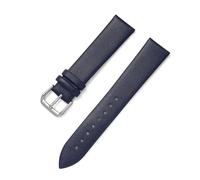 Rodsah Cinturino sottile in pelle da 8mm - 22mm Cinturino con fibbia ad ardiglione per orologi e braccialetti da uomo e da donna,Blu scuro,20mm