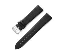 Rodsah Cinturino sottile in pelle da 8mm - 22mm Cinturino con fibbia ad ardiglione per orologi e braccialetti da uomo e da donna,Nero,19mm