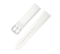 Rodsah Cinturino sottile in pelle da 8mm - 22mm Cinturino con fibbia ad ardiglione per orologi e braccialetti da uomo e da donna,Bianco,15mm