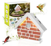 Rodukee Scatola con cinguettio di uccelli con sensore di movimento, suoni naturali e luce, timer, 11 canti uccelli, soundbox cinguettio 0-90 dB, Rumore Bianco e Suono di Onde per Bagno, Spa e Relax