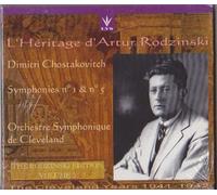 Rodzinsky,Artur - CHOSTAKOVITCH : Symphonies n° 1 & 5 / Artur Rodzinski