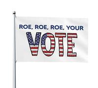 Roe Roe Roe Il tuo voto Diritti delle donne No Country For Old Men Bandiera femminista 3x5 Ft Home House Banner Garden Outdoor Yard Flags