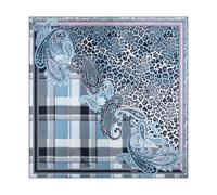 Roeckl Foulard 'PATCHWORK LEO' blu cielo / rosa / nero / bianco Donna Roeckl Einheitsgröße
