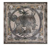 Roeckl Foulard 'Wild Elephant' beige / pueblo / verde pastello / nero Donna Roeckl Einheitsgröße beige / pueblo / verde pastello / nero